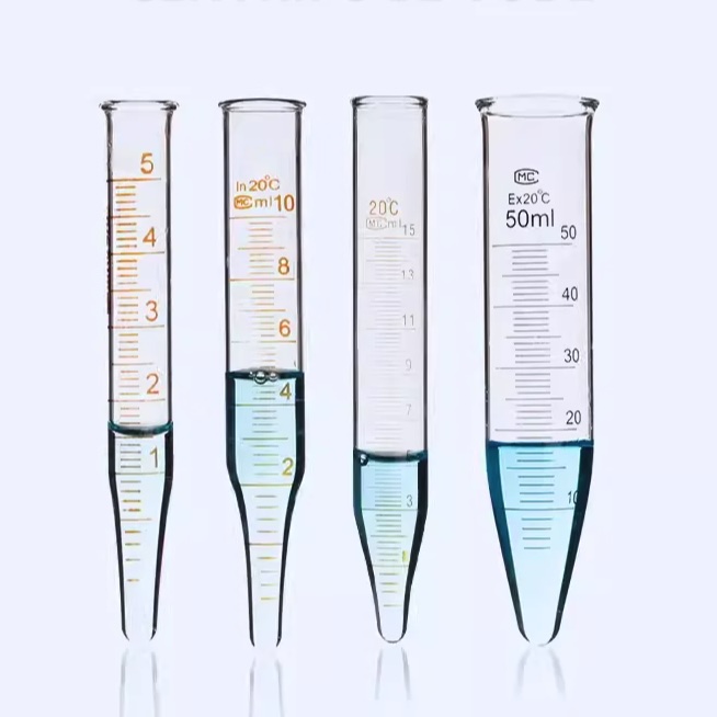 Пробірка скляна "SENTE-LAB" центрифужна з поділками для IVD